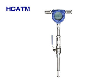 A instalação fácil térmica do medidor de fluxo maciço do gás da precisão alta com vida útil longa